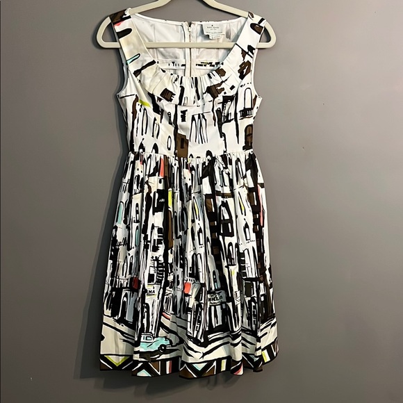 kate spade Dresses & Skirts - Kate Spade Havana Abstract Print Midi Dress
